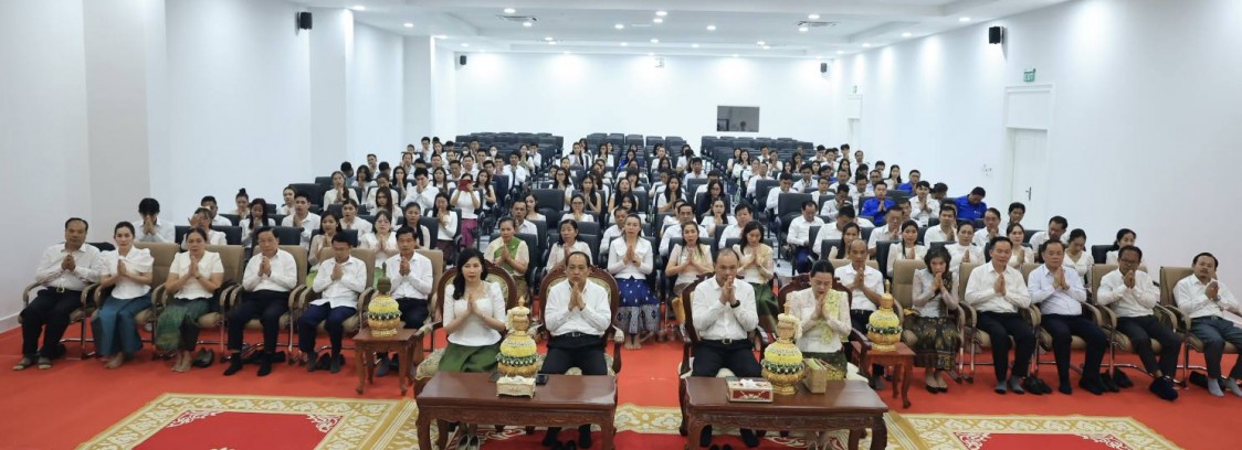 រៀបចំពិធីសូត្រមន្តចម្រើនព្រះបរិត្ត ប្រសិទ្ធិពរជ័យ សិរីសួស្តី ជ័យមង្គល វិបុលសុខ ជូនថ្នាក់ដឹកនាំ